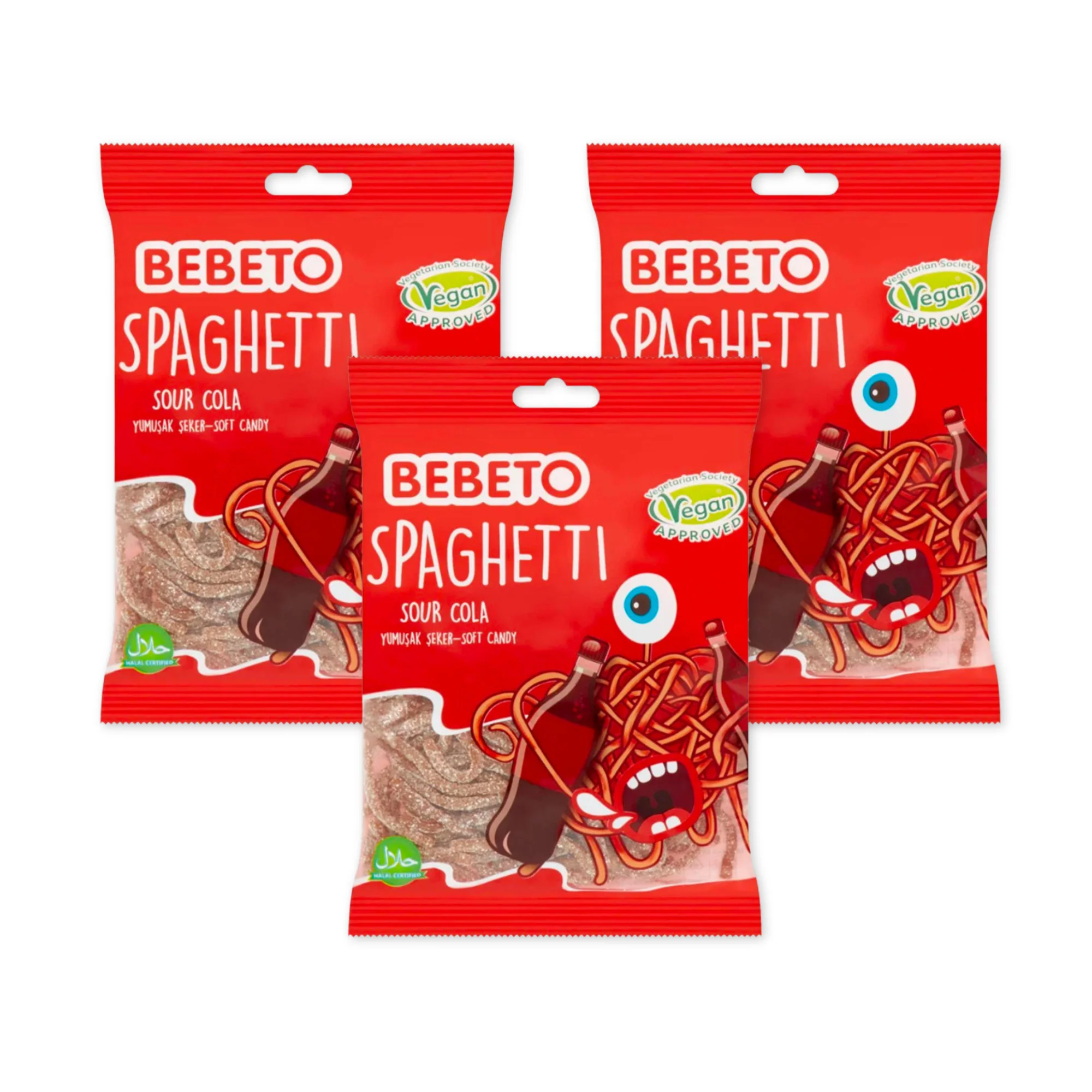 Bebeto Spaghetti Sour Cola - Image 3