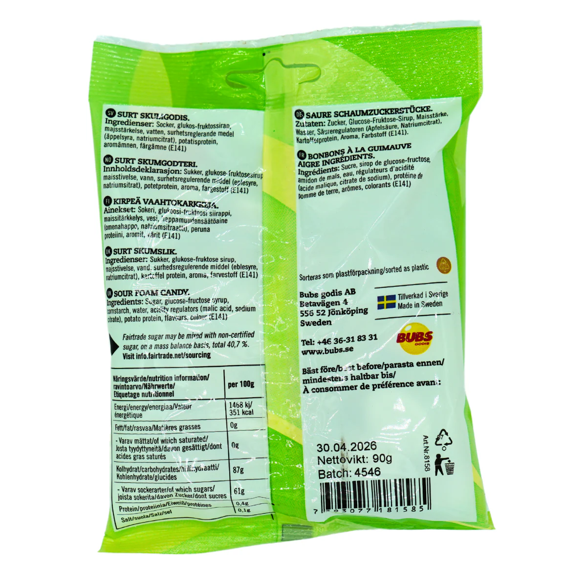 BUBS Fruity Pear Ovals Mini - Image 3