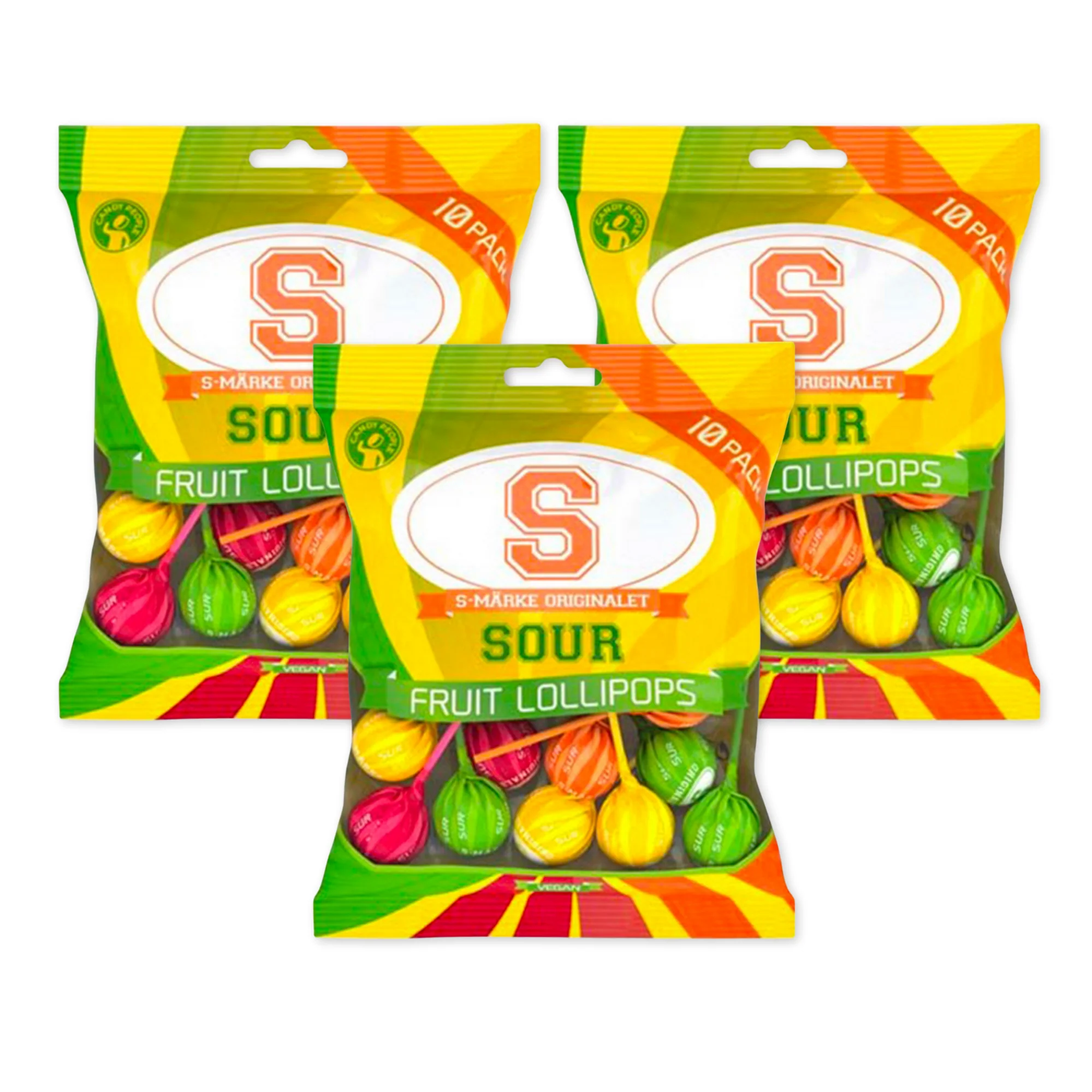 S-Sign Sour Fruit Lollies - Image 2