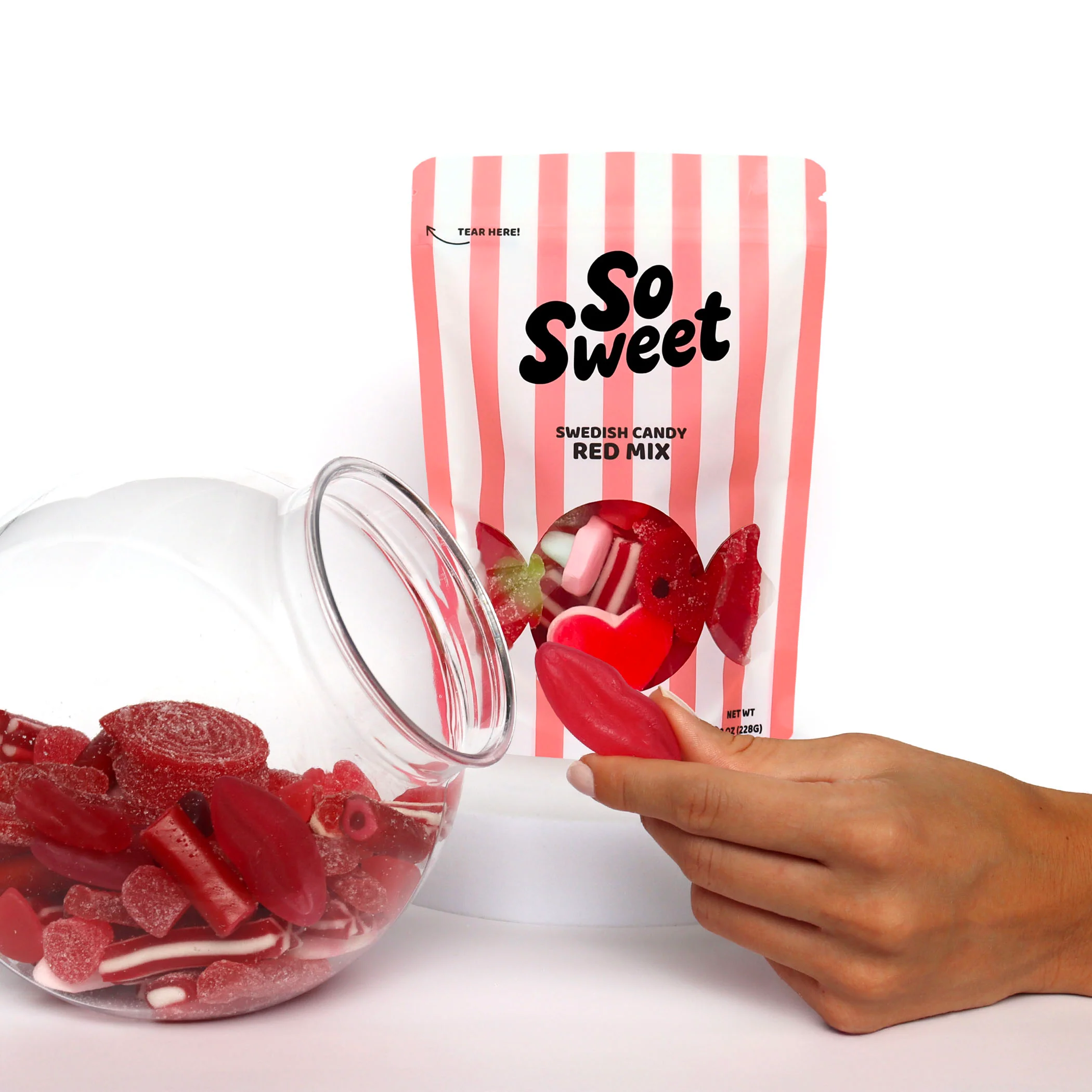Swedish Candy 1/2lb Red Mix - Image 3