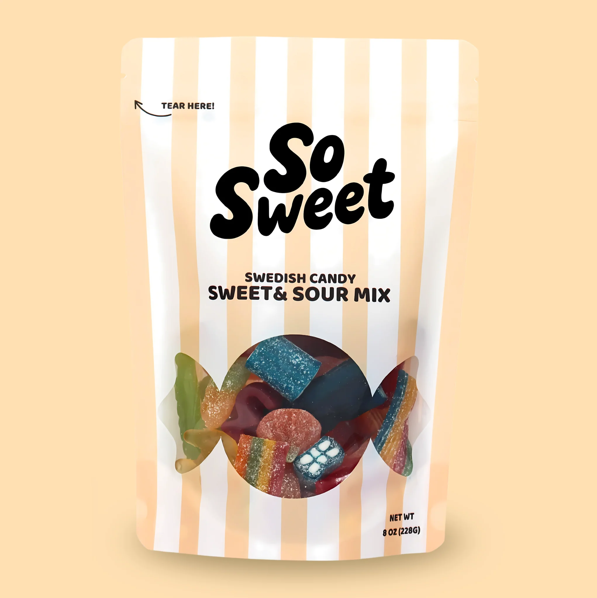 Swedish Candy Sweet & Sour 1/2lb Mix - Image 4
